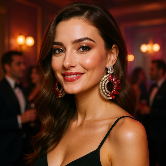 ✨ Radiant Crystal Earrings