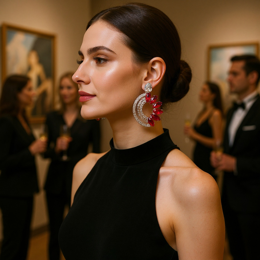 ✨ Radiant Crystal Earrings