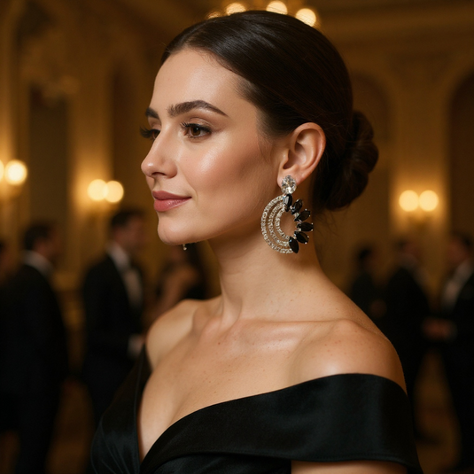 ✨ Radiant Crystal Earrings