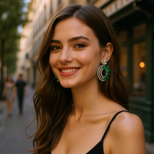 ✨ Radiant Crystal Earrings