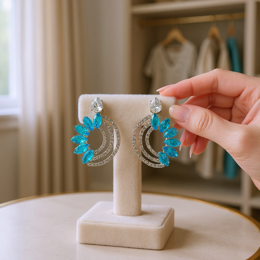 ✨ Radiant Crystal Earrings