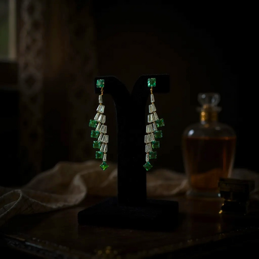 ✨ Luxury Crystal Cascade Earrings