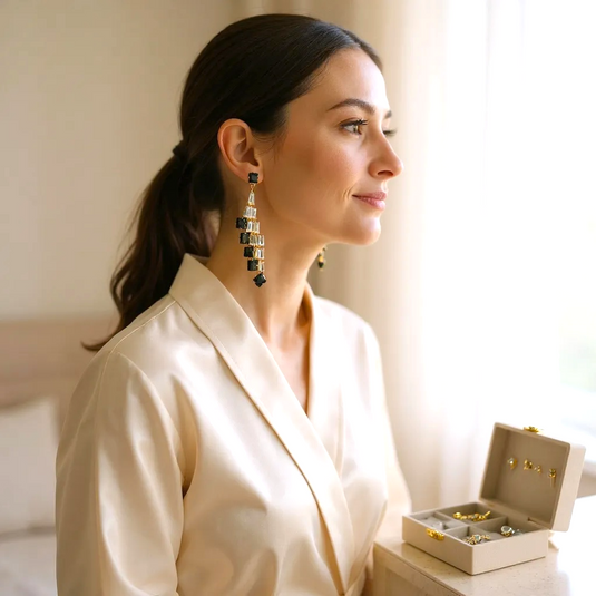 ✨ Luxury Crystal Cascade Earrings