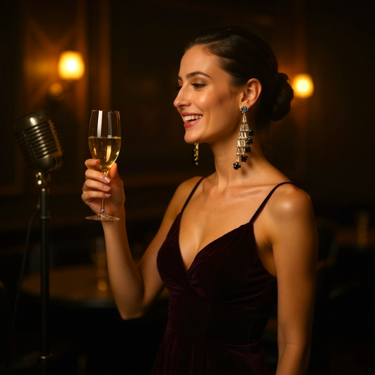 ✨ Luxury Crystal Cascade Earrings