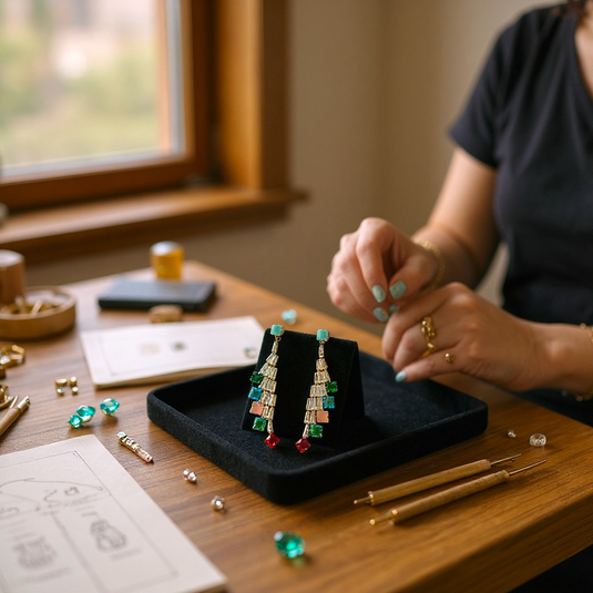 ✨ Luxury Crystal Cascade Earrings