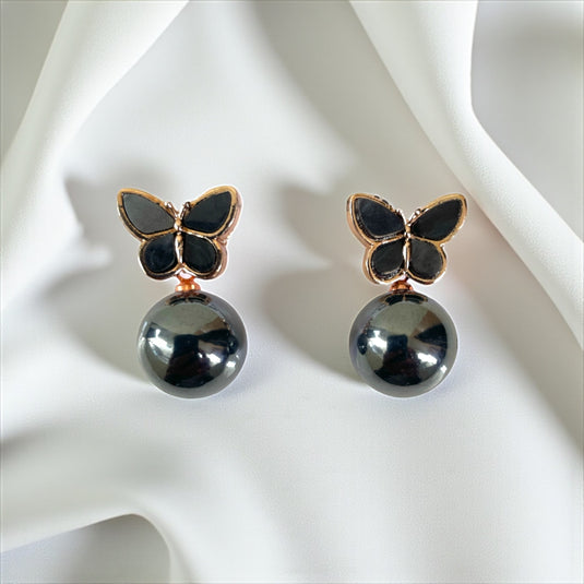 Butterfly grace meets pearl elegance 🦋✨