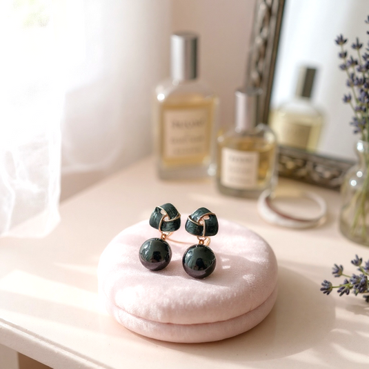 🌼✨ Sunshine Pearl Drop Earrings 🤍💛