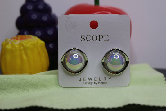 Modern Classic Pearl Stud Earrings