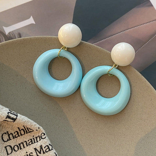 π¨ Retro Color Pop Hoop Earrings β Funky Statement Jewelry for Teens & Women β¨