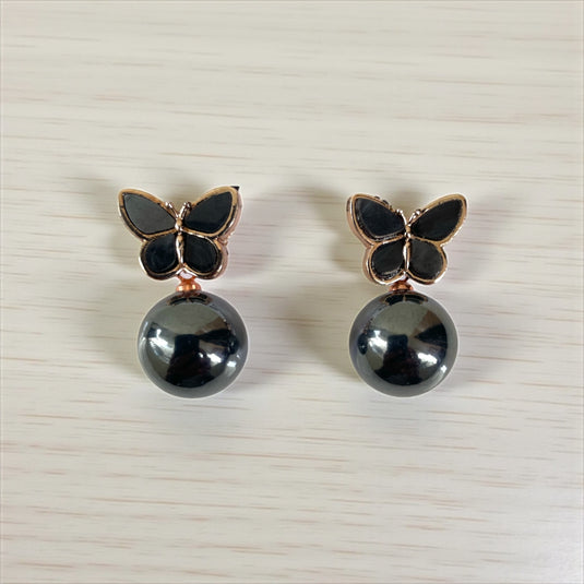 Butterfly grace meets pearl elegance 🦋✨