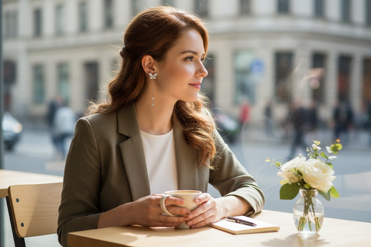 Golden Butterfly Drop Earrings 🌟 Chic & Feminine Style